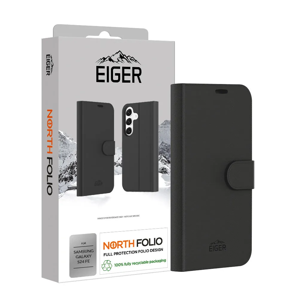 Eiger North Folio Case for Samsung Galaxy S24 FE in Black