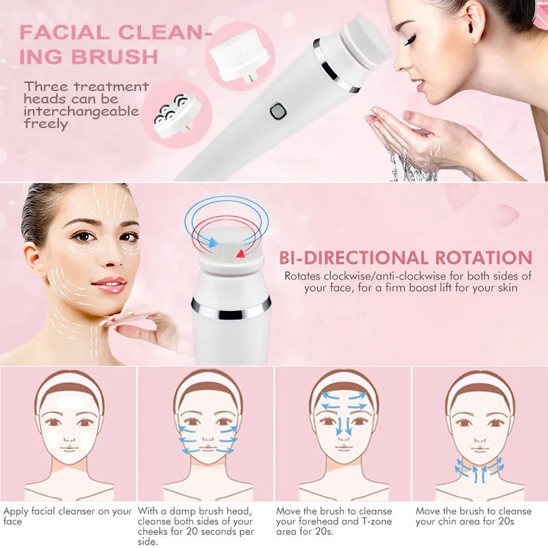 Electric cleansing brush