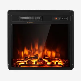 Electric Fireplace Heater FP10046US,Freestanding and Recessed 18 Inch 1500W