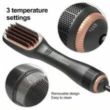 Electric Hair Dryer Brush with Ionic Technology | Professional 2 in 1 Styling Brush