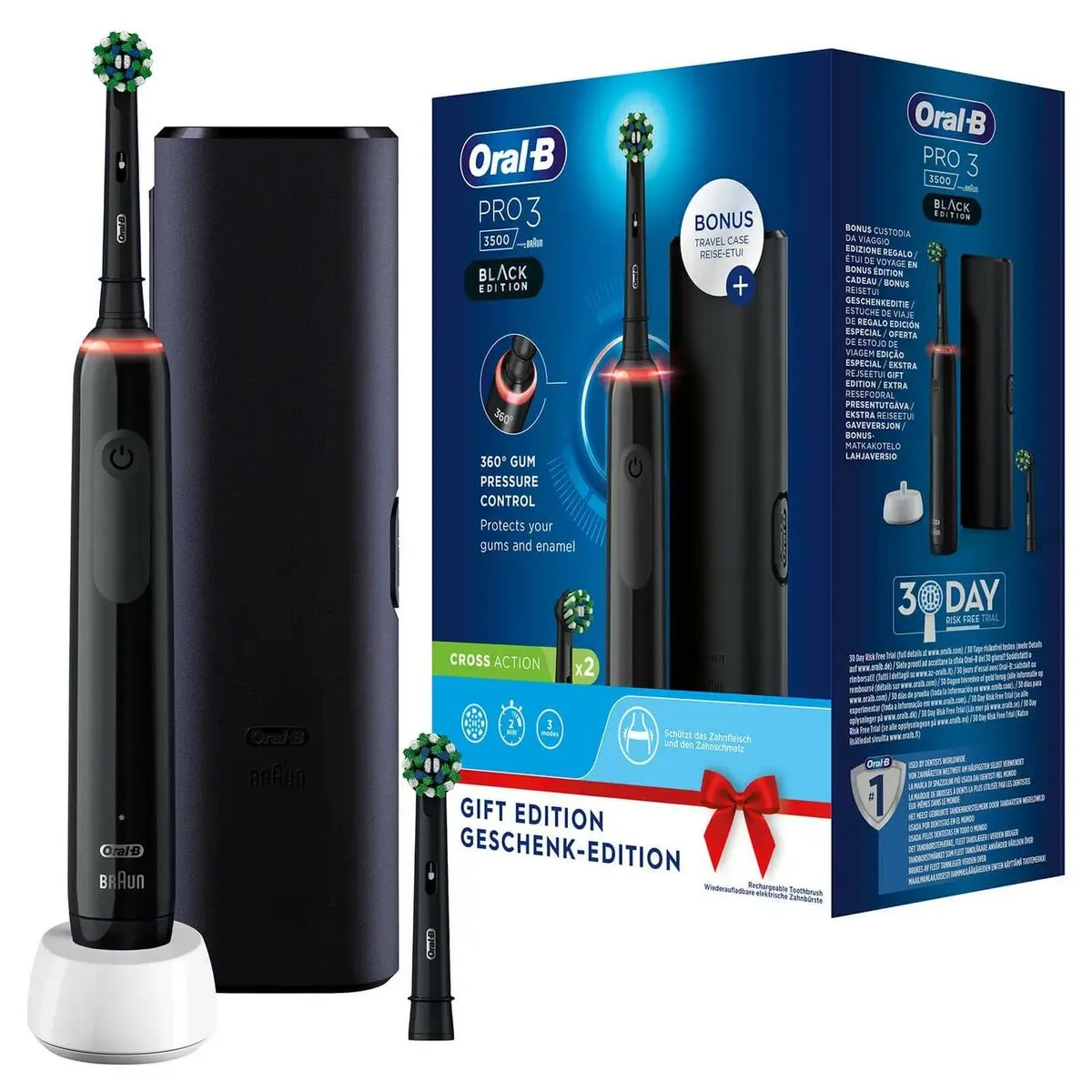 Electric Toothbrush Oral-B PRO 3500 Black