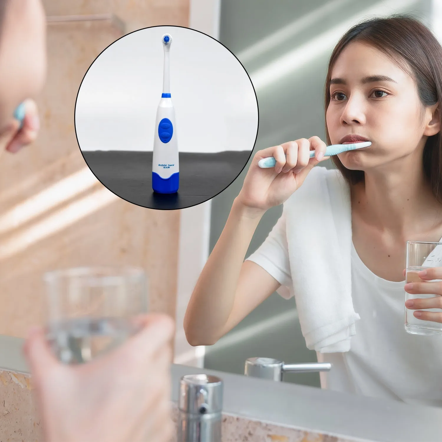 Electric Toothbrush Rechargeable Premium Brush Waterproof Brush For Men , Women & Boys Use Brush