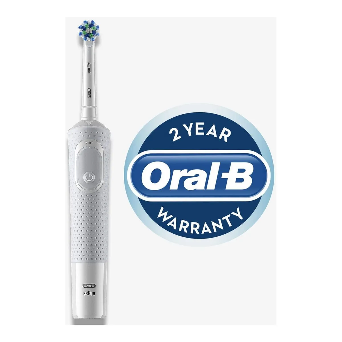 Electric Toothbrush Vitality Cross Action Oral-B White (1 Piece)