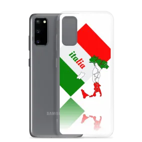 Elegant Italia - Italy Flag And Map Samsung White Case