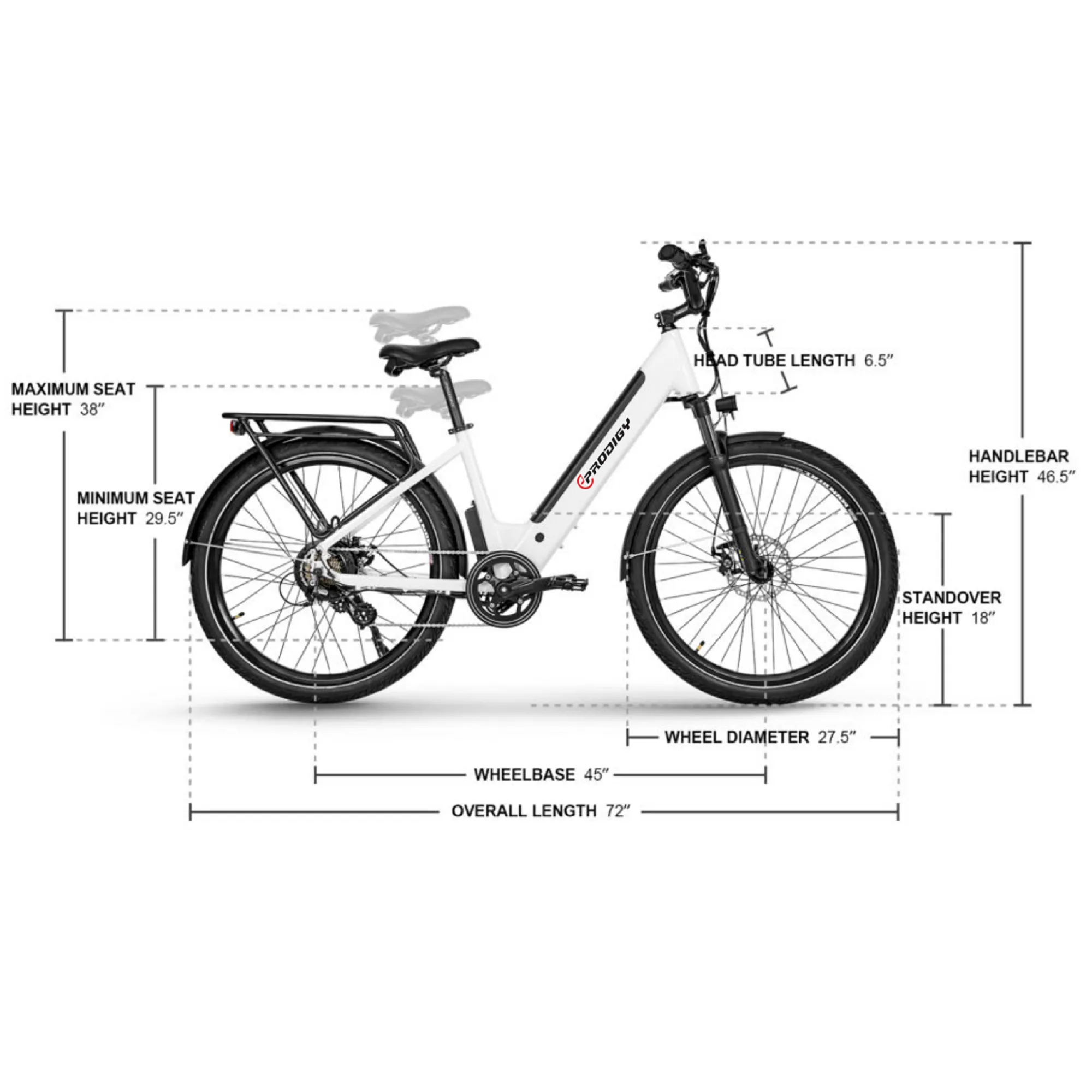 Eprodigy 500W Walker Step-Thru Electric Bike