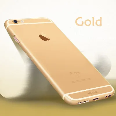 Esamday Genuine 0.3mm Ultra Thin Slim Matte frost Translucent Case For iPhone 6 6S 6Plus 6sPlus 7 7Plus Protector Cover Shell