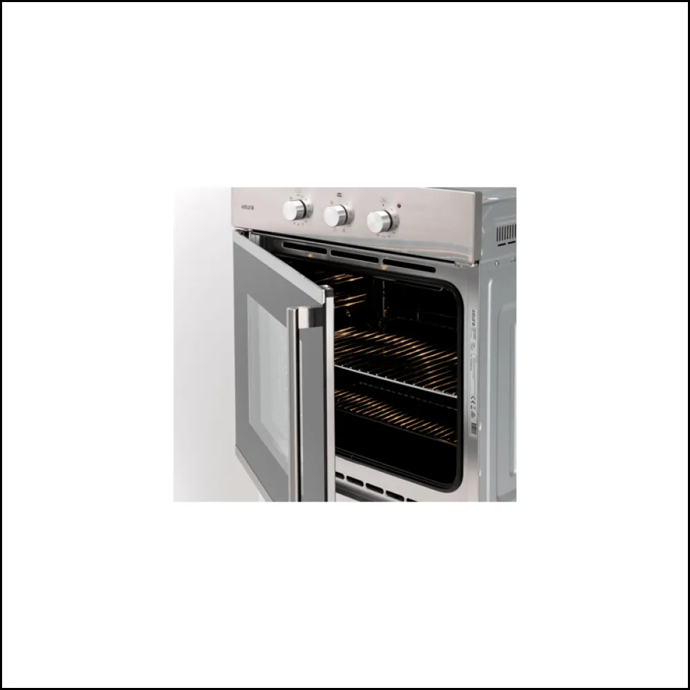 Euro Appliances EO60SOSX Black & Stainless Steel Side Opening Electric Oven