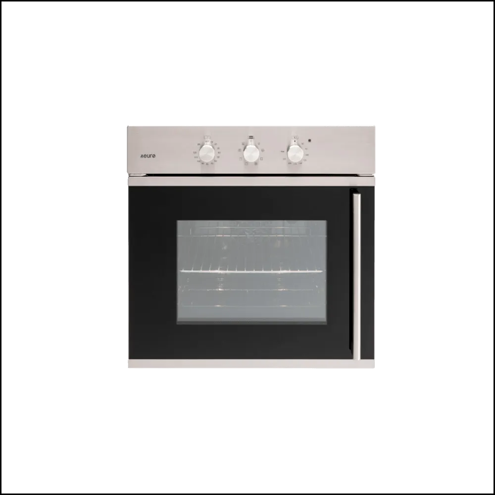 Euro Appliances EO60SOSX Black & Stainless Steel Side Opening Electric Oven