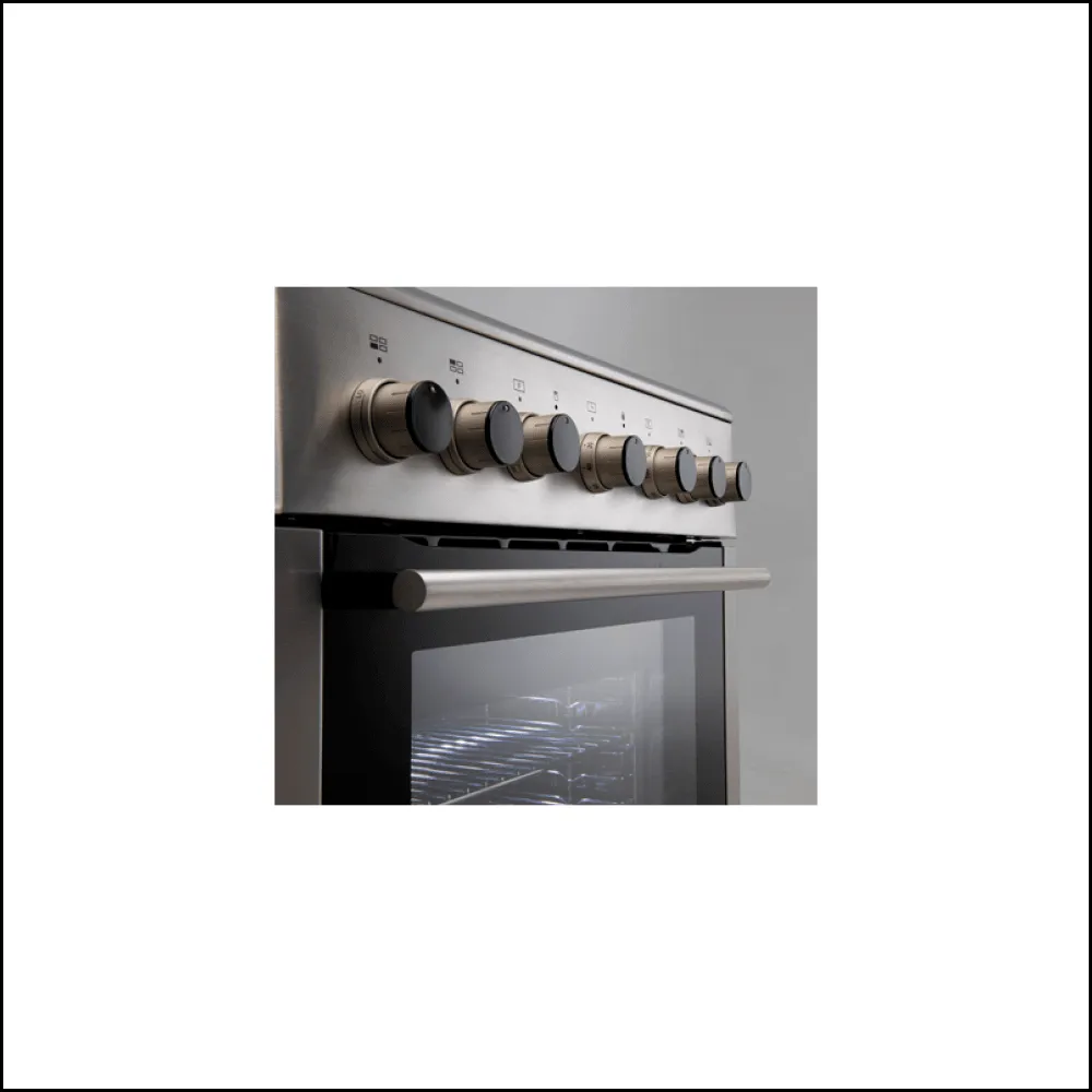 Euro Appliances EV600EESX 60cm Stainless Steel Electric Freestanding Oven/Stove