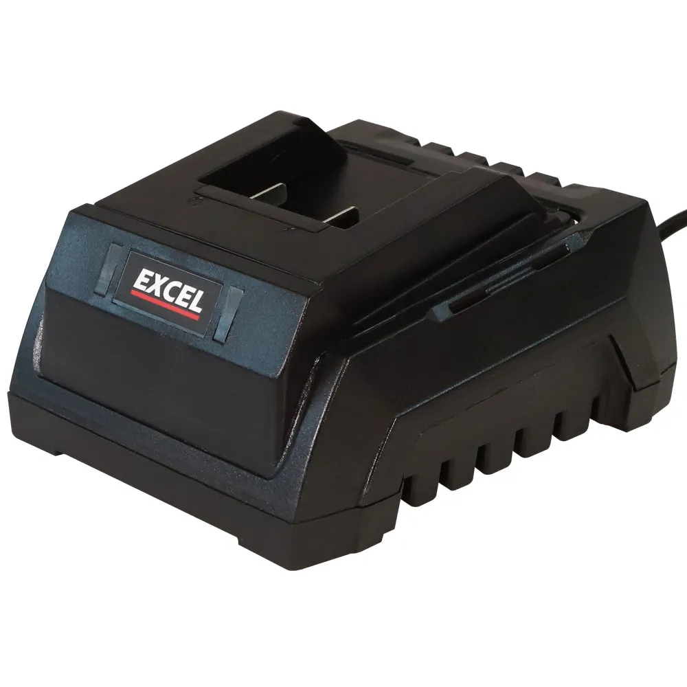 Excel 18V 5.0Ah Battery with Fast Battery Charger 2.3A