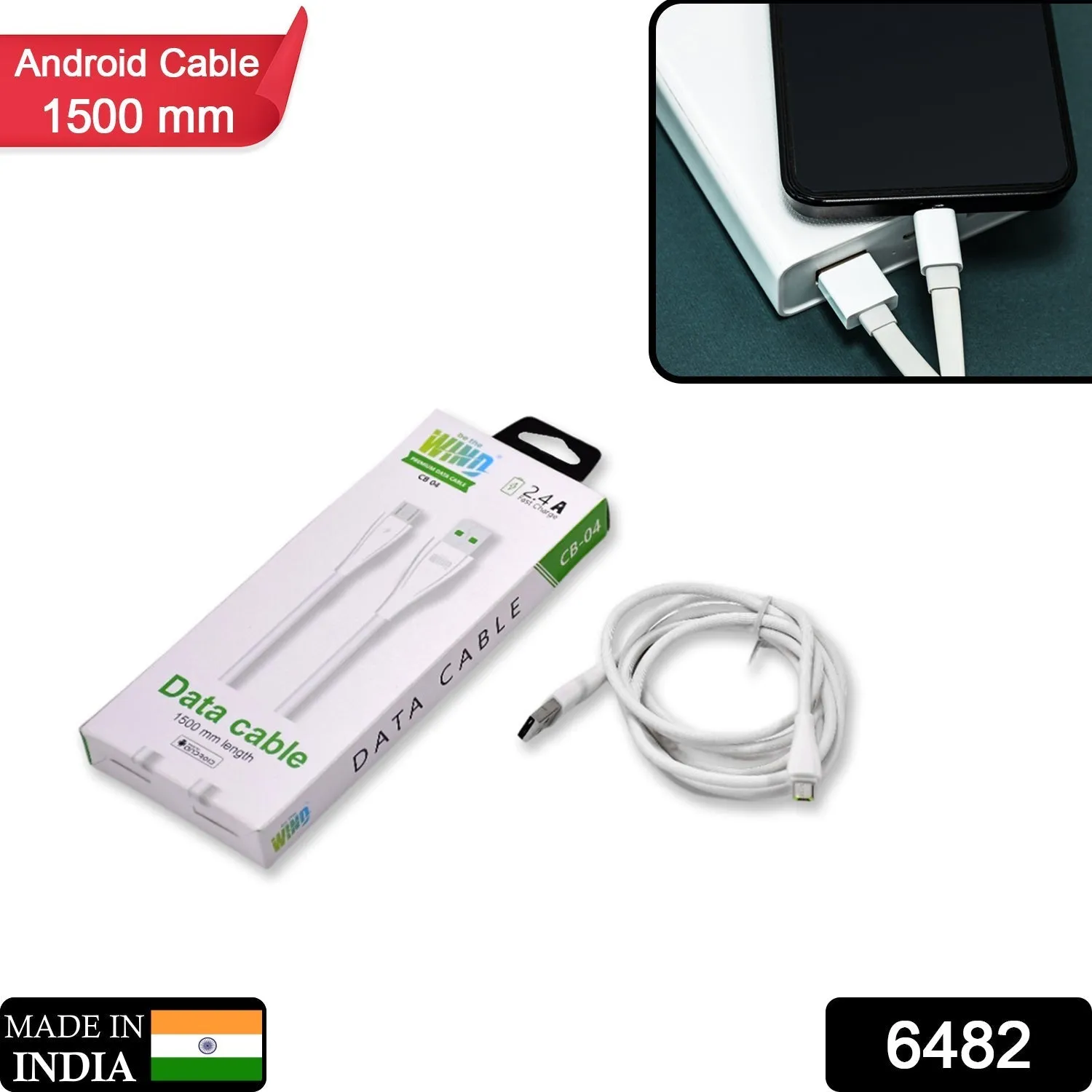 Fast Charging for android & Data Transfer Extra Tough Long Micro Cable for All Compatible Smartphone and Tablets (1500mm)