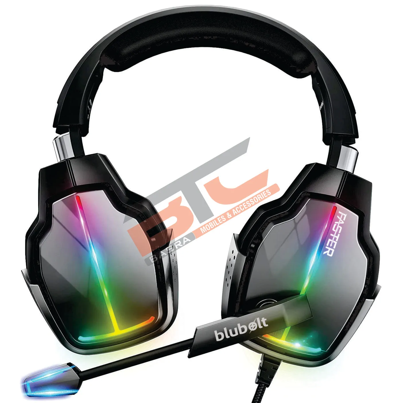 FASTER BG-400 GAMING HEADSET HEADPHONES WITH NOISE CANCELLING