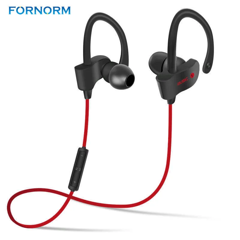 FORNORM Wireless Stereo Bluetooth Sports Earphone  Portable Headphone Hands-free Headset for iPhone 7/ Plus Android Phone