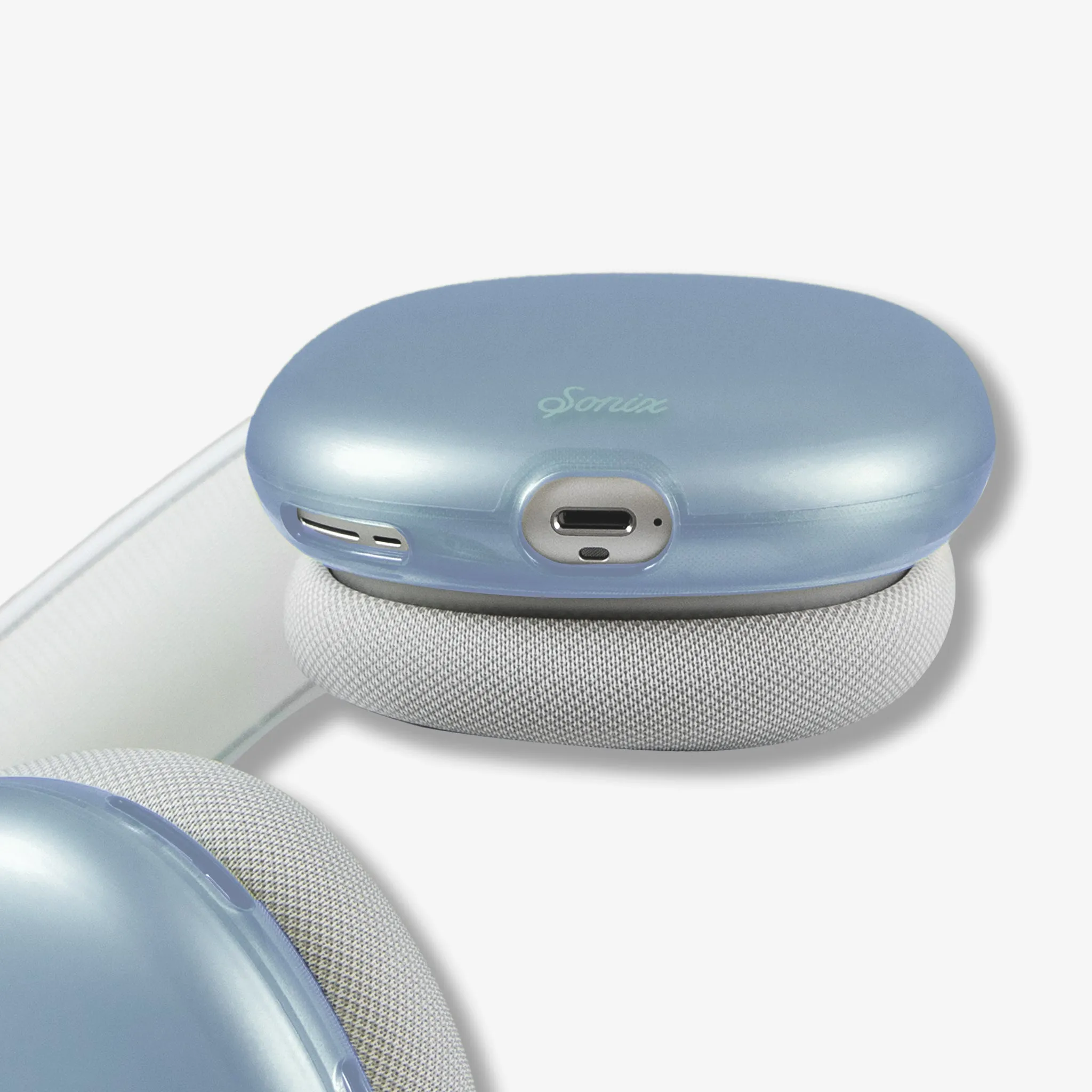 Frosted Matte AirPods Max Cover - Light Blue