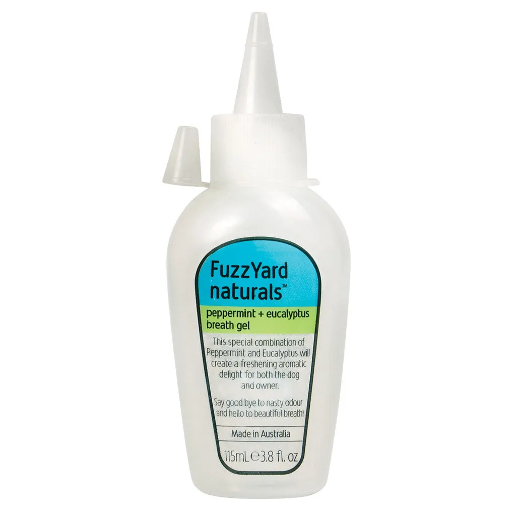 FuzzYard Peppermint and Eucalyptus Breath Gel for Dogs 115ml (discontinued)