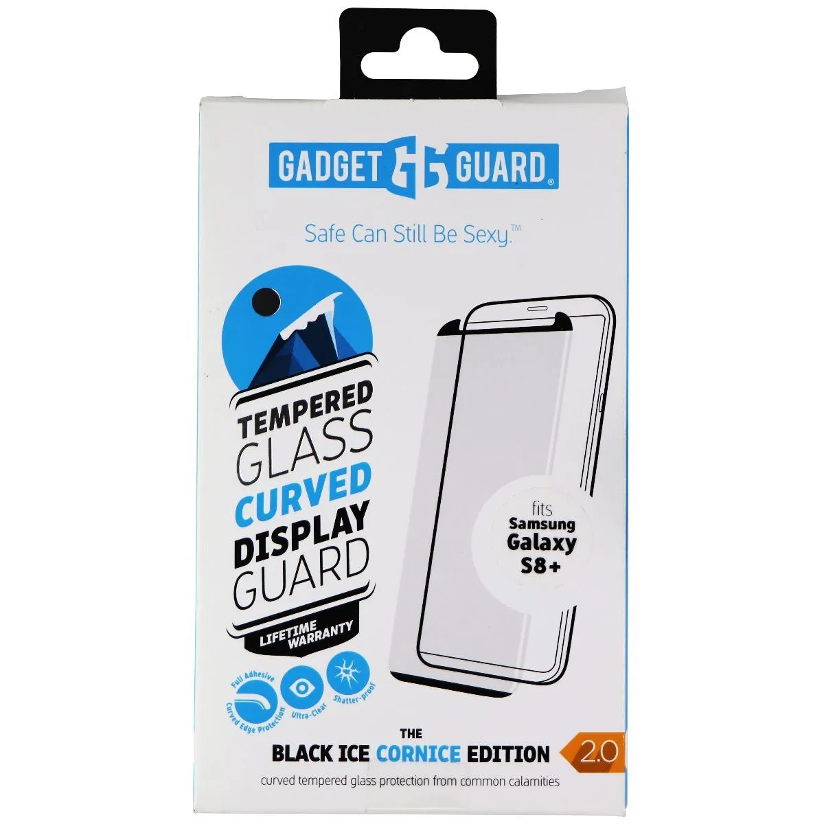 Gadget Guard Black Ice Cornice 2.0 Screen Protector for Samsung Galaxy (S8 )