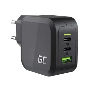 Green Cell Chargc08 Mobile Device Charger Universal Black Ac Fast Charging Indoor