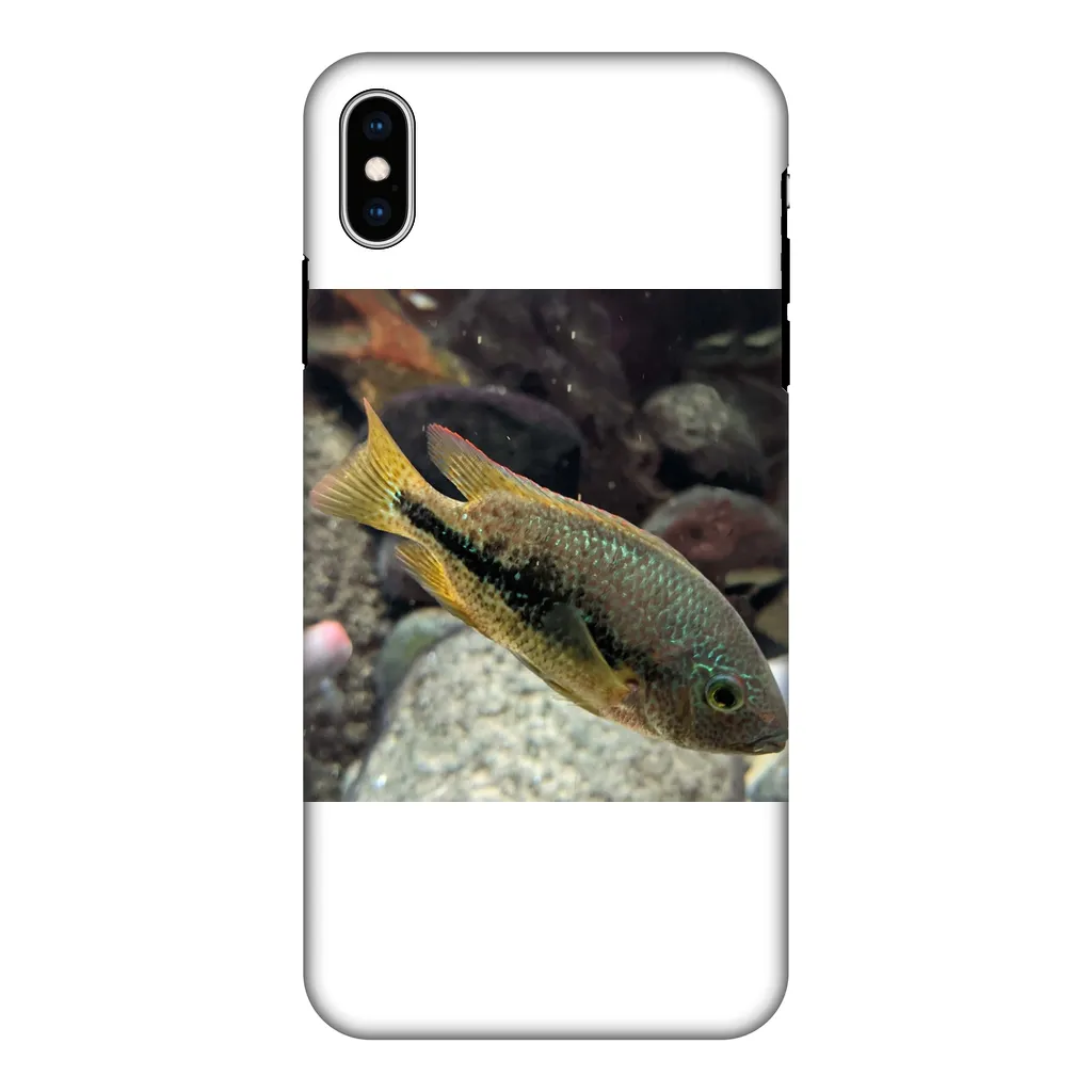 Green Orange Fish Fully Printed Tough Phone Case