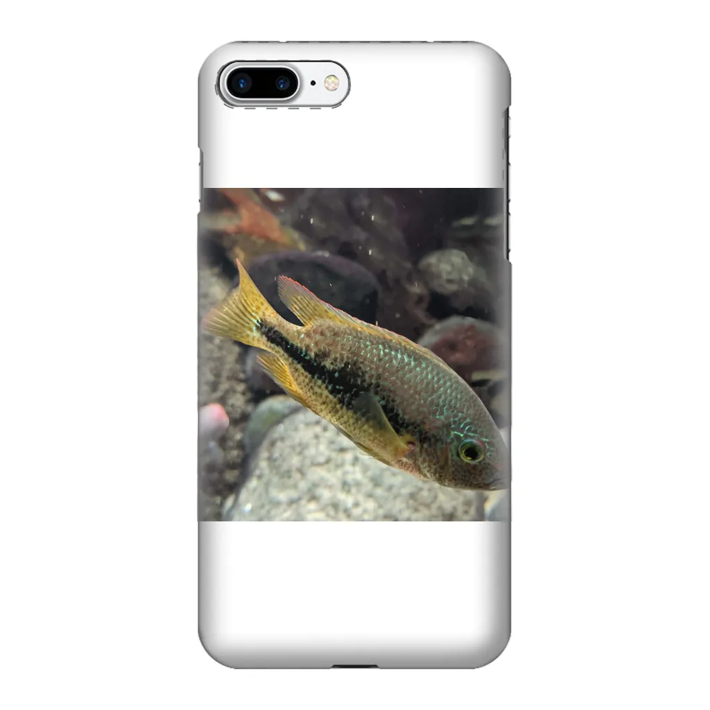 Green Orange Fish Fully Printed Tough Phone Case