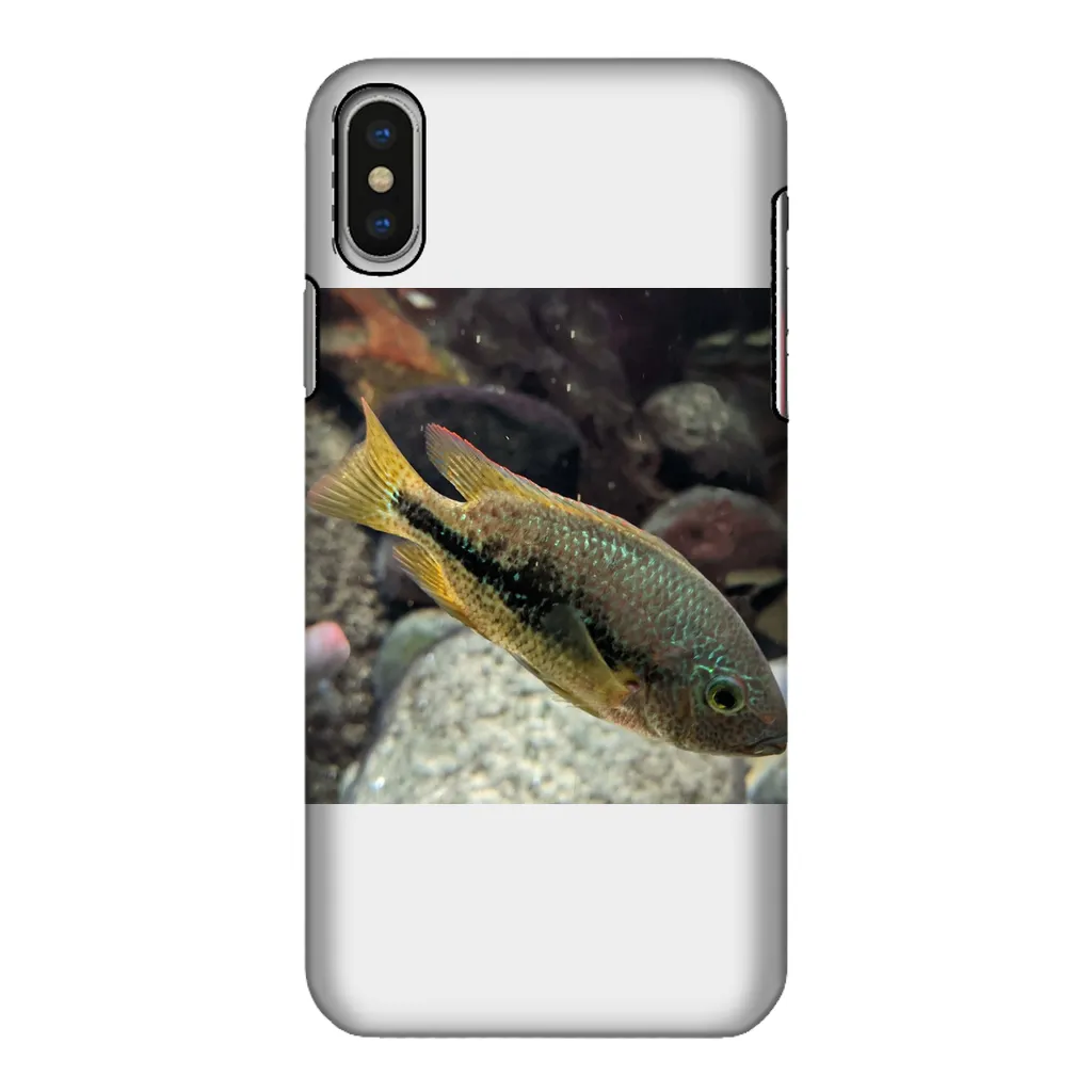 Green Orange Fish Fully Printed Tough Phone Case