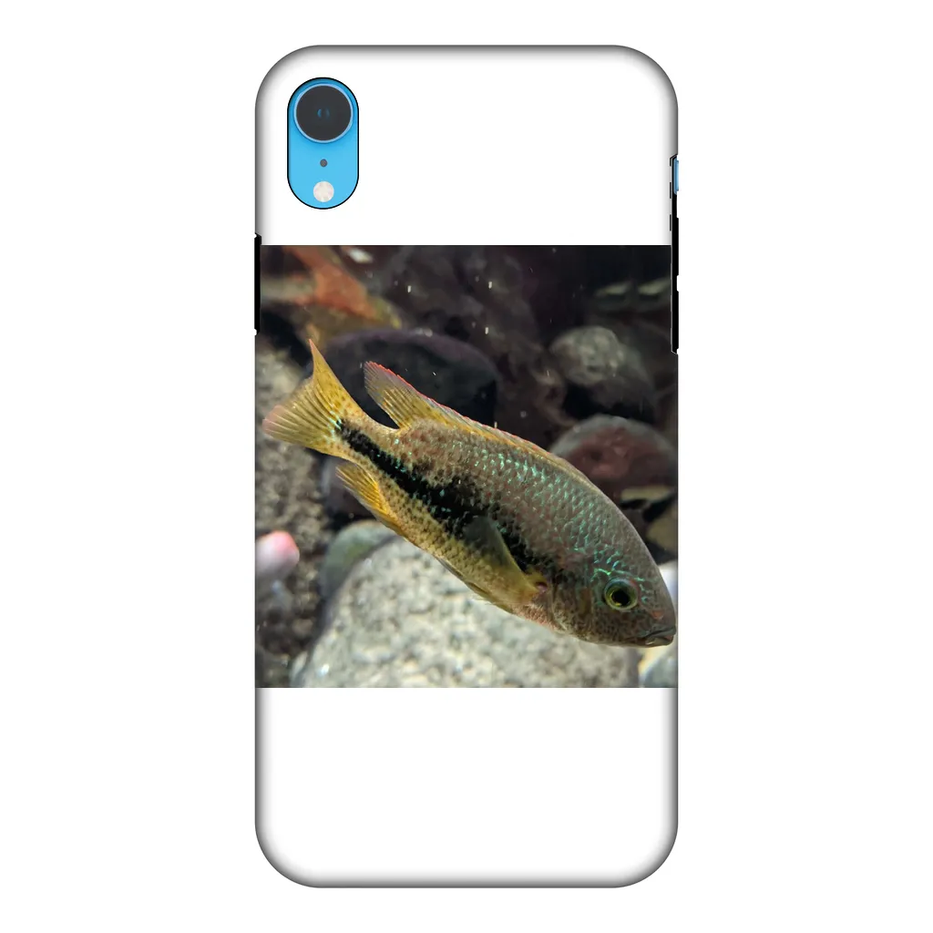 Green Orange Fish Fully Printed Tough Phone Case