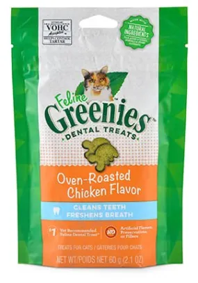 Greenies Feline Dental Treats, 2.1 oz