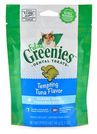 Greenies Feline Dental Treats, 2.1 oz