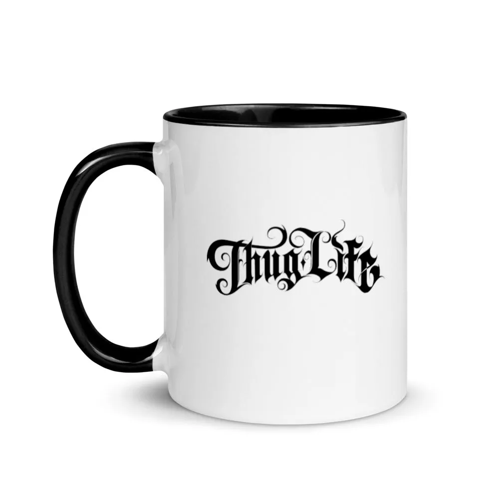 Headphones Thug Life Mug with Color Inside