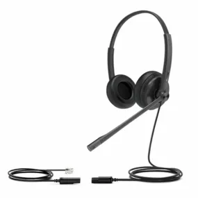 Headphones with Microphone Yealink YHS34 Dual Black