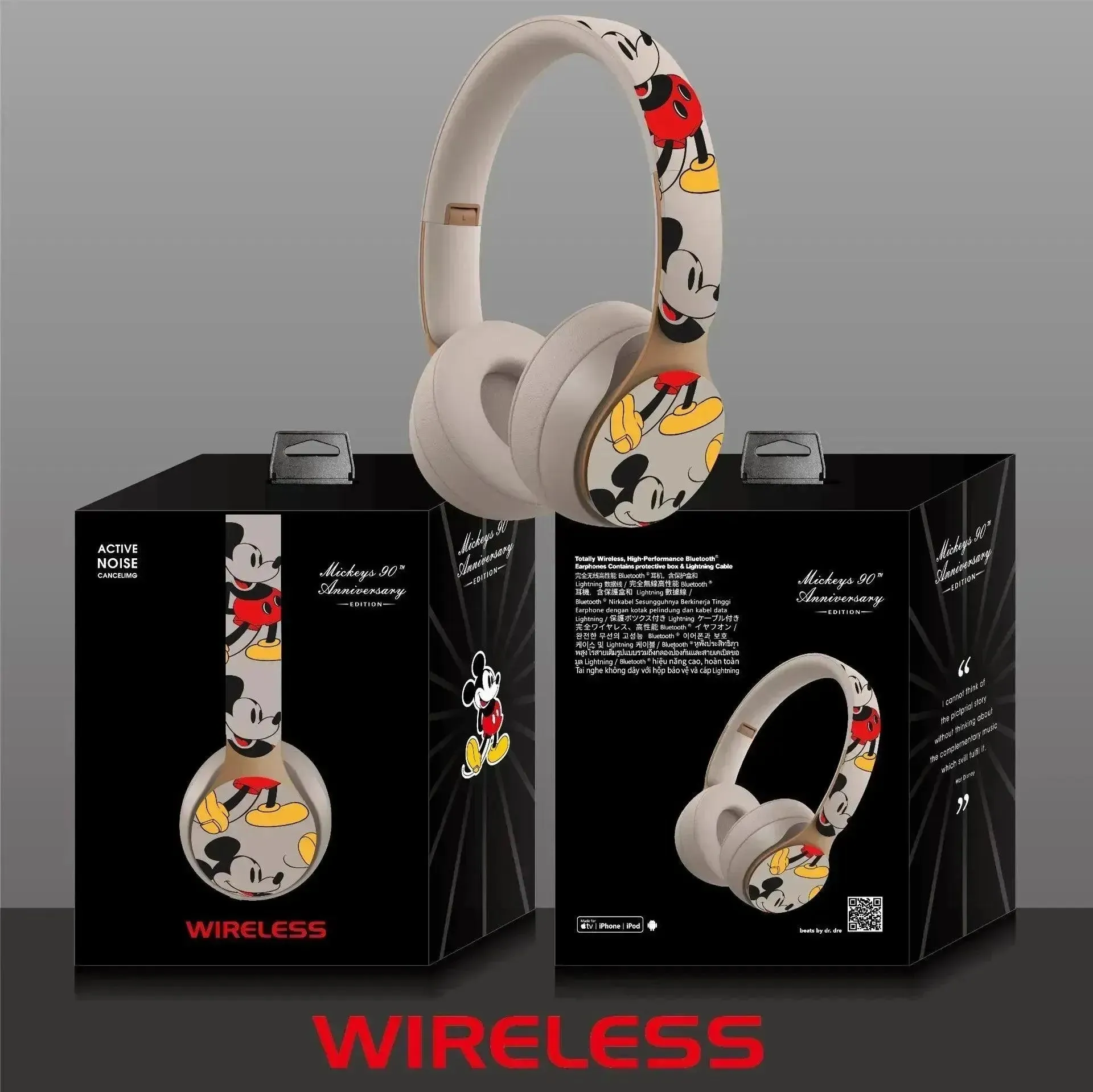 Hello Kitty and Mickey Solo Pro Wireless Headphones