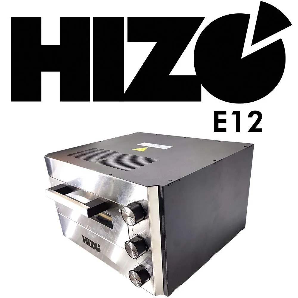 HIZO E12 Electric Pizza Oven (220-240V 10A) - Black