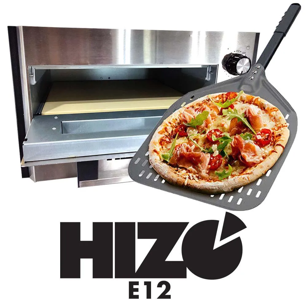 HIZO E12 Electric Pizza Oven (220-240V 10A) - Black