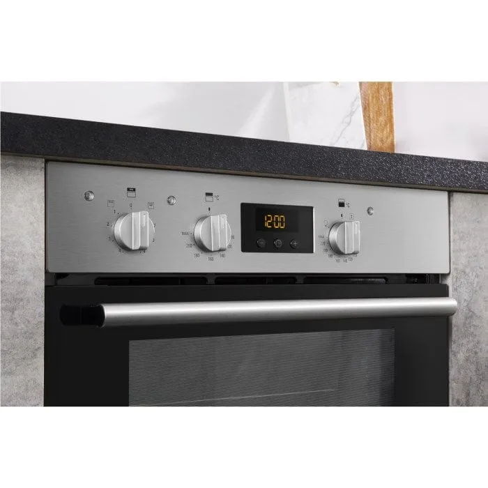 HOTPOINT DU2540IX Electric Built Under Double Oven - Stainless Steel