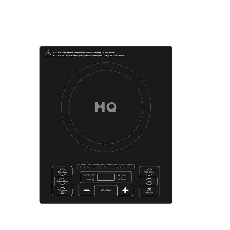 HQ Induction Cooker HQ-1801, powerful 1800 Watt