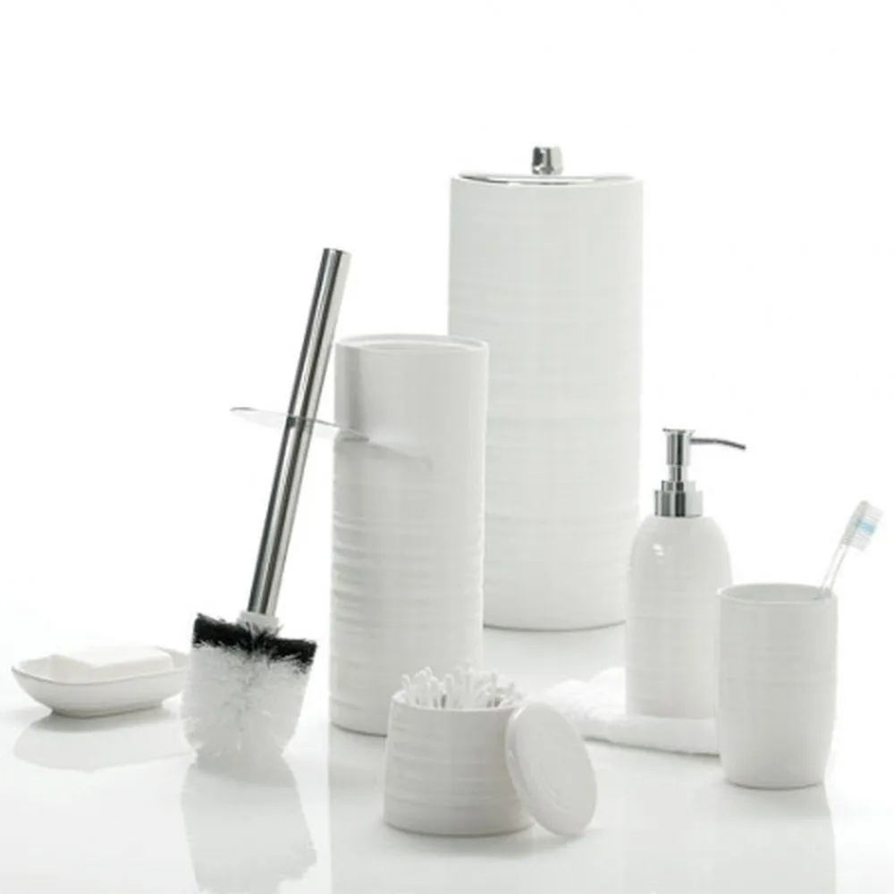 Hush Ceramic Toilet Brush White