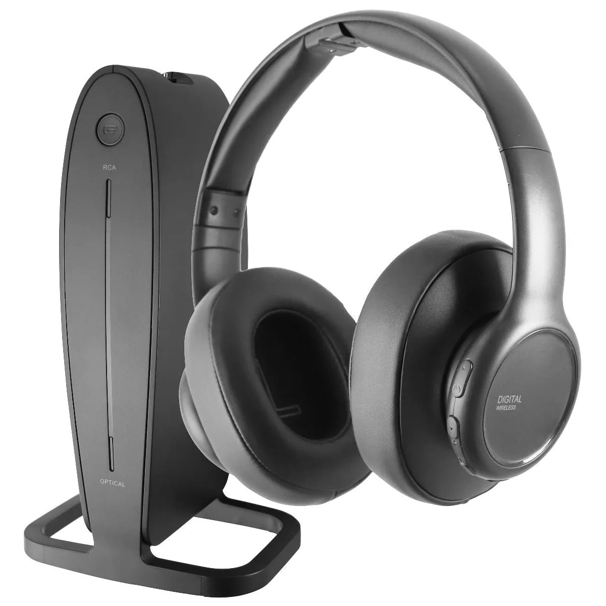 Insignia Digital RF Wireless Over-the-Ear 5.8 GHz Headphones - Black (NS-HAWHP2)