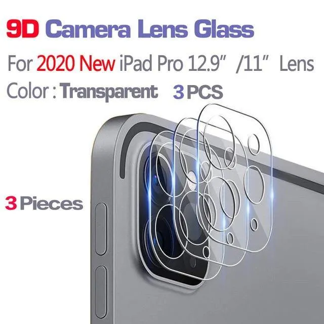 iPad Tempered Glass Screen Rear Camera Lens Film Protector