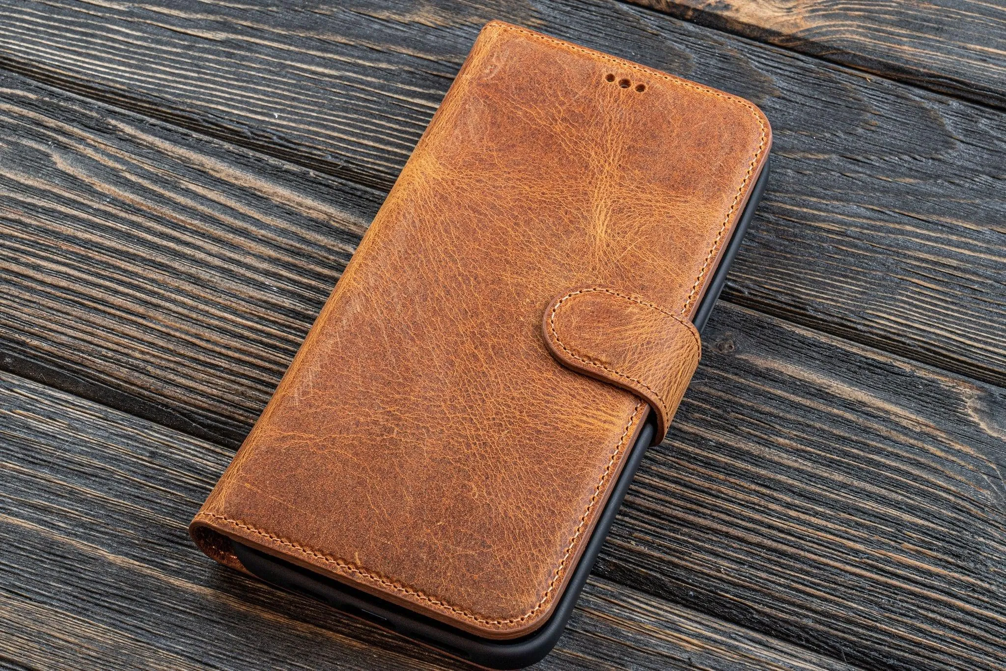 iPhone 13 Mini (5.4") Leather Wallet Case