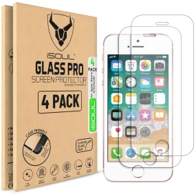 iSOUL Screen Protector for iPhone 5 / 5s / 5c / SE 1st gen Tempered Glass