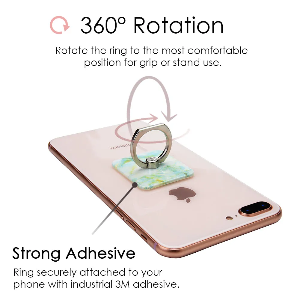 Jade Marble Phone Ring