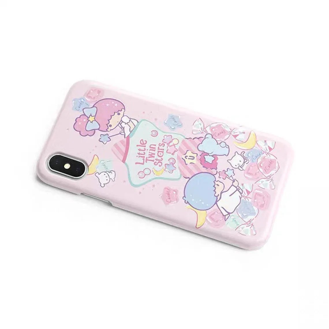 Japanese Cartoon Little Twin Stars with Candy Machine iPhone Case PLUS XS XR X 11 12 13 14 15 Pro Promax