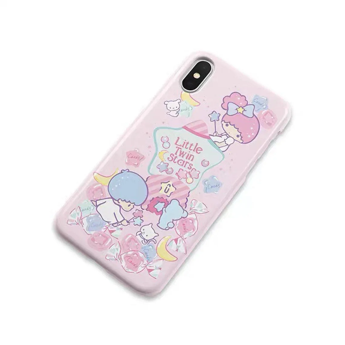 Japanese Cartoon Little Twin Stars with Candy Machine iPhone Case PLUS XS XR X 11 12 13 14 15 Pro Promax