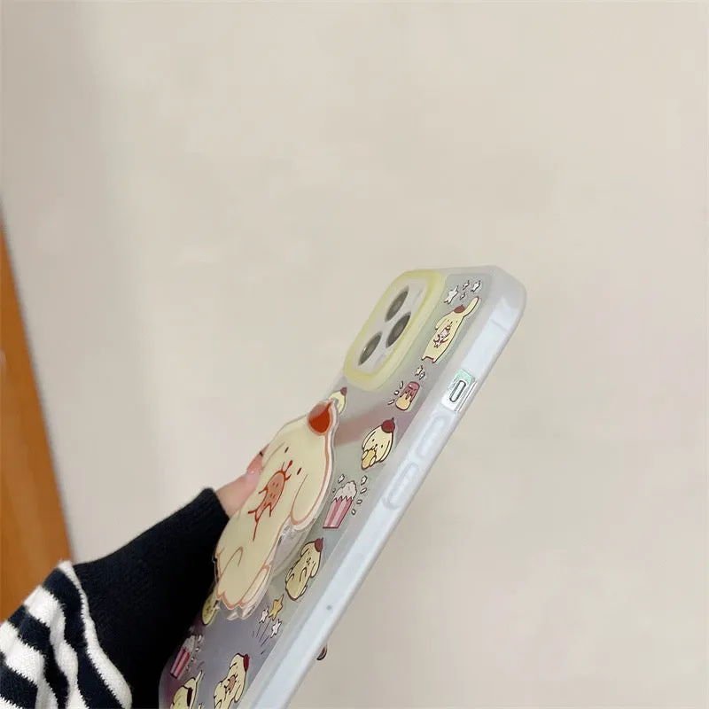 Japanese Cartoon MM PN KP Blu Ray with Big Stand iPhone Case 13 12 11 XS XR Pro Max Plus