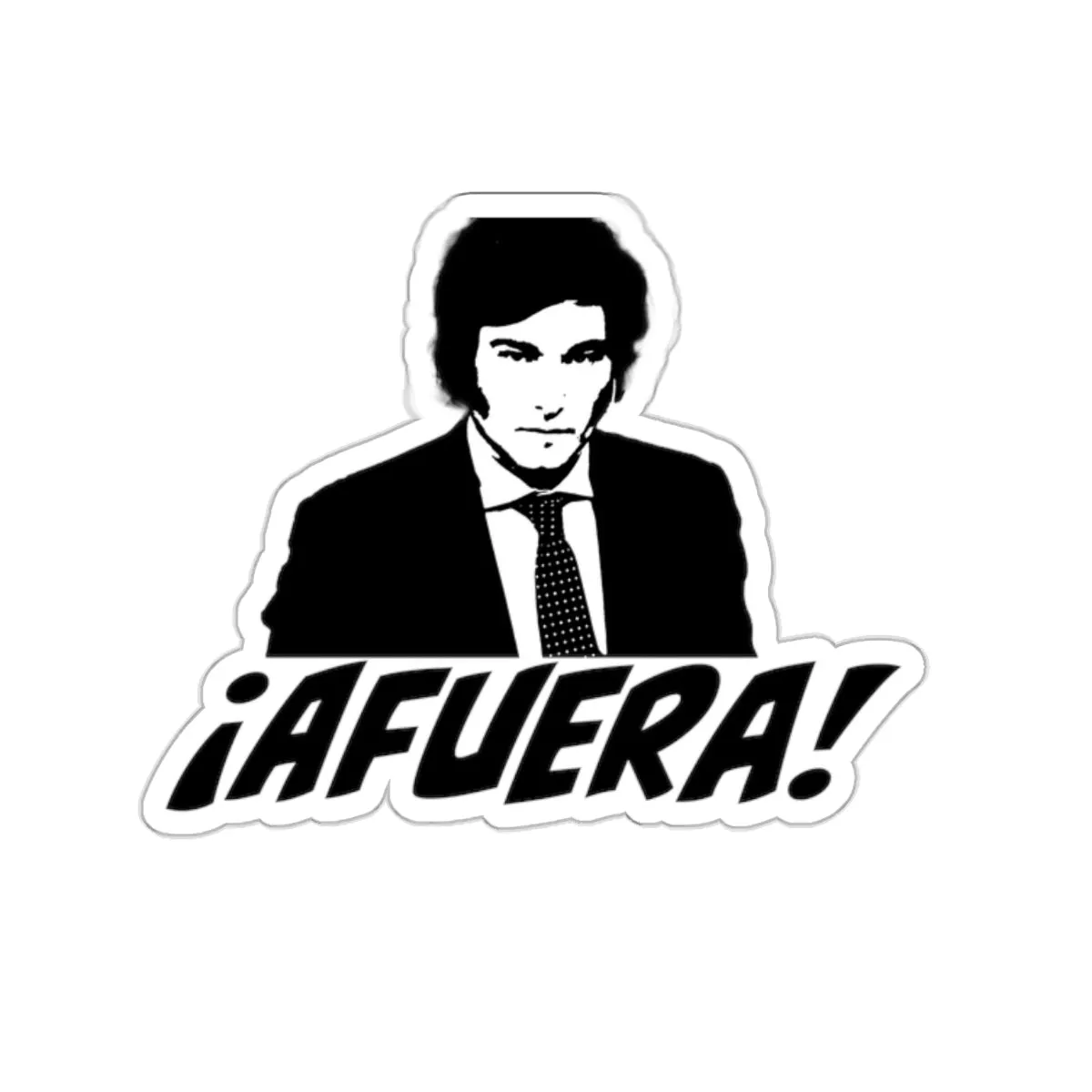 Javier Milei  ¡AFUERA! Sticker