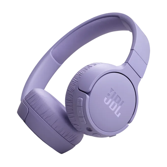 JBL TUNE 670NC Wireless Noise-Cancelling Over-Ear Headphones (Purple)