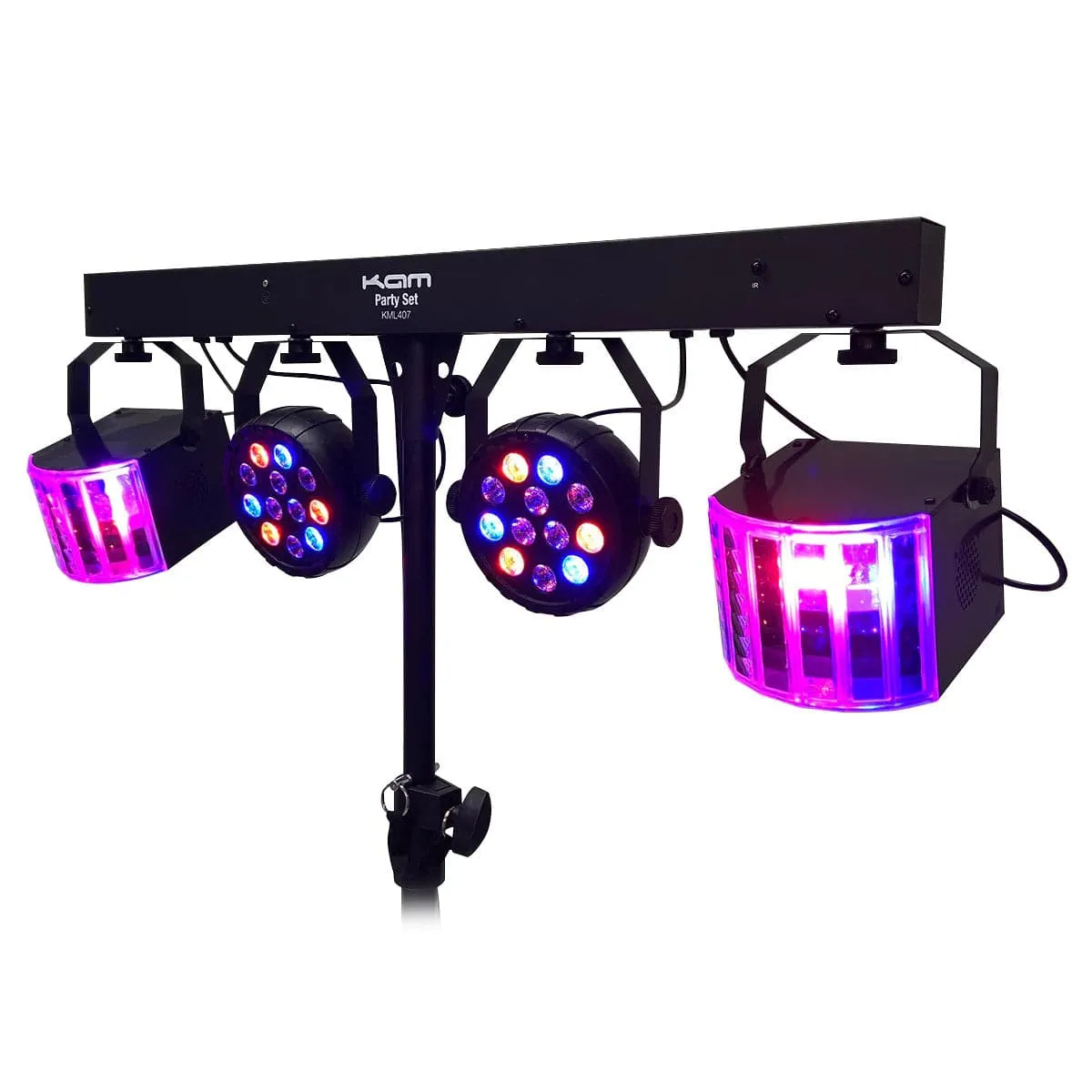 Kam Party Set with Lights, Stand & Carry Bag