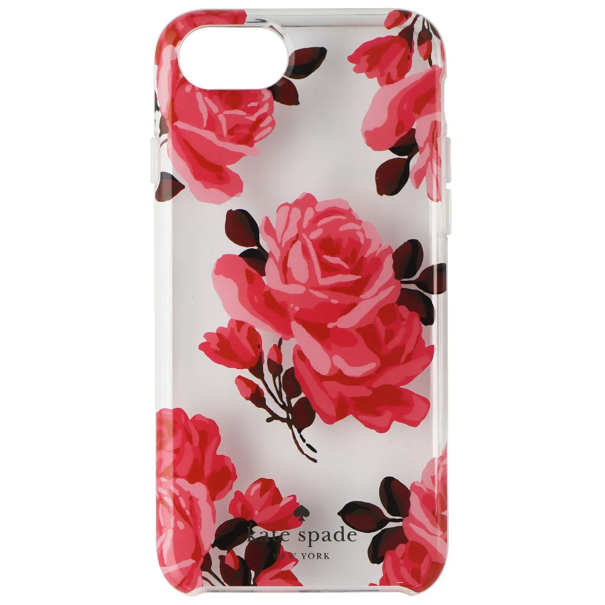 Kate Spade Protective Hardshell Case for Apple iPhone 7 - Clear/Pink Roses