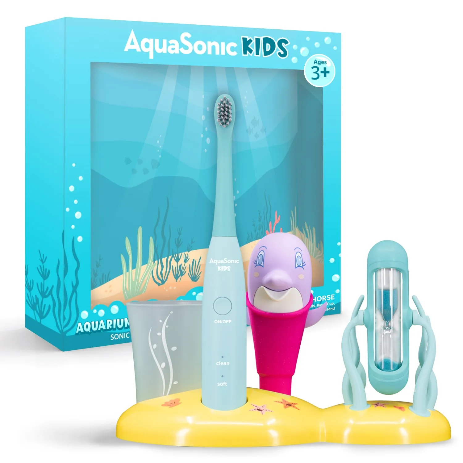 Kids Sonic Electric Toothbrush - Aquarium Adventures Set