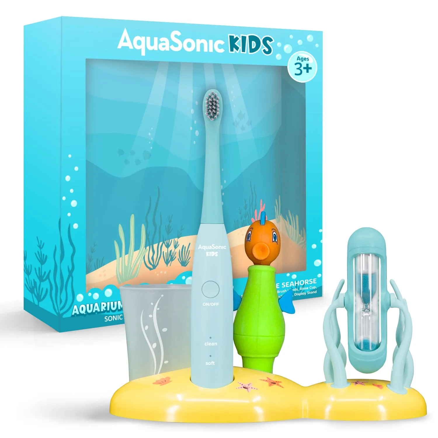 Kids Sonic Electric Toothbrush - Aquarium Adventures Set