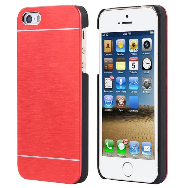 KISSCASE 4s Hot Luxury Aluminum Metal Brush Case for iphone 4 4S Phone Accessories Hard Back Cover for iphone 4 High Quality